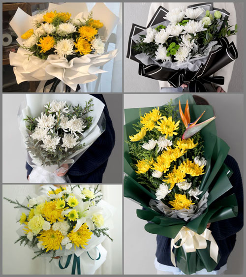 贵州毕节市黔西县定新乡白事花束代送